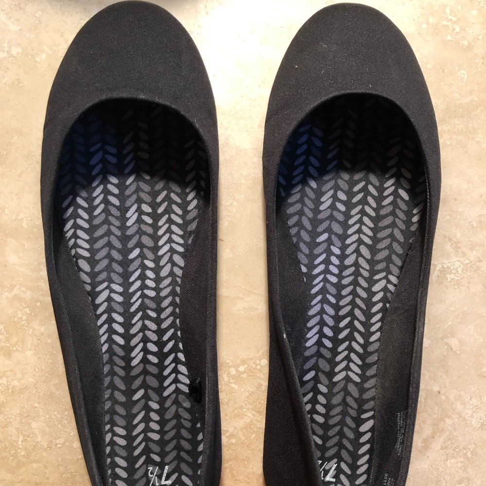 Time and Tru black flats